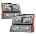 Spyder Auto 5064912 XTune Crystal Headlights/Bumper Lights; OE; Chrome; - Truck Part Superstore
