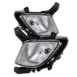 Spyder Auto 5064943 OE Style Fog Lights; Bulbs Included; w/Switch; Pair; Clear; - Truck Part Superstore