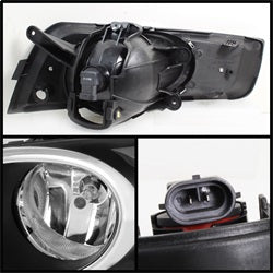 Spyder Auto 5069412 OEM Fog Lights; Bulbs Included; Pair; w/Switch; Clear; - Truck Part Superstore