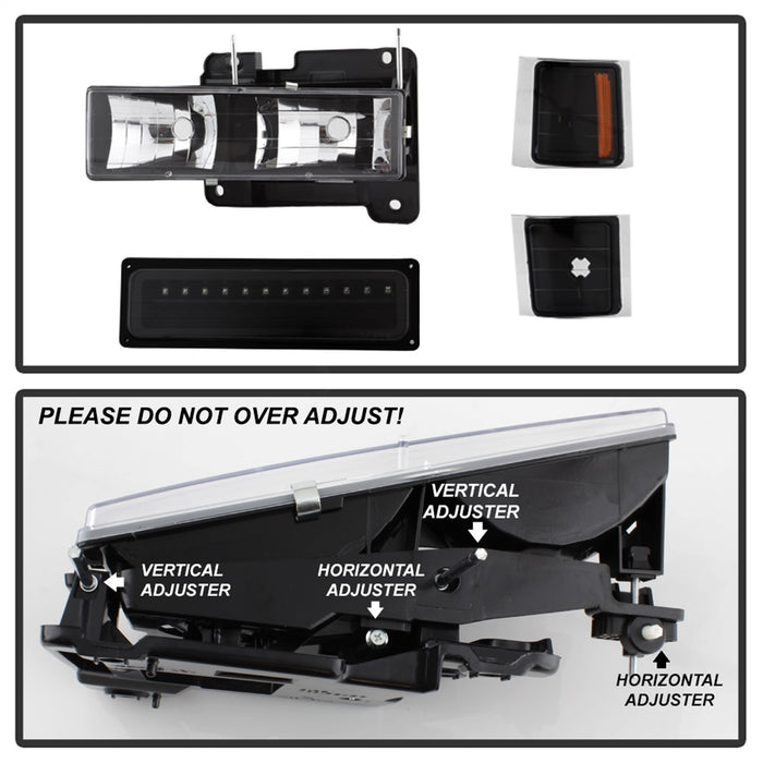 Spyder Auto 5069542 XTune Bumper Headlights/Corner Lights - Truck Part Superstore