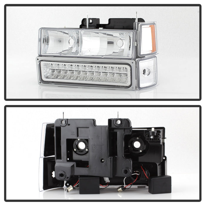 Spyder Auto 5069559 XTune Bumper Headlights/Corner Lights - Truck Part Superstore