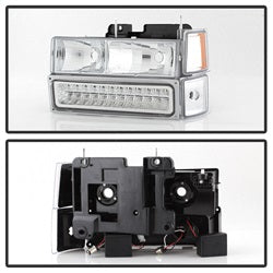 Spyder Auto 5069559 XTune Bumper Headlights/Corner Lights - Truck Part Superstore