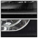 Spyder Auto 5069801 XTune Crystal Headlights/Bumper Lights; Black; - Truck Part Superstore