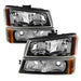 Spyder Auto 5069801 XTune Crystal Headlights/Bumper Lights; Black; - Truck Part Superstore