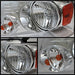 Spyder Auto 5069825 XTune Crystal Headlights; Amber; Chrome; - Truck Part Superstore
