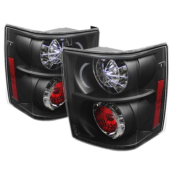 Spyder Auto 5070111 LED Tail Lights; Uses Stock Bulbs; Pair; Black; - Truck Part Superstore