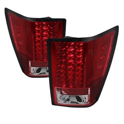 Spyder Auto 5070203 LED Tail Lights; Uses Stock Bulbs; Pair; Red/Clear; - Truck Part Superstore
