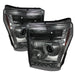 Spyder Auto 5070289 Halo LED Projector Headlights; Bulbs Included; Pair; Smoke; - Truck Part Superstore