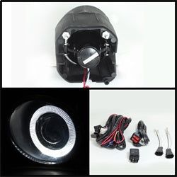 Spyder Auto 5070463 Projector Fog Lights; Uses Stock Bulbs; w/Switch; Pair; Smoke; - Truck Part Superstore
