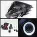 Spyder Auto 5070524 Halo Projector Fog Lights; Bulbs Included; w/Switch; Pair; Clear; - Truck Part Superstore