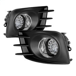 Spyder Auto 5070531 LED Fog Lights; Bulbs Included; w/Switch; Pair; Clear; - Truck Part Superstore