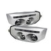 Spyder Auto 5070555 Fog Lights; Bulbs Included; Pair; w/LED Daytime Running Lights; w/Switch; Clear; - Truck Part Superstore