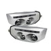 Spyder Auto 5070555 Fog Lights; Bulbs Included; Pair; w/LED Daytime Running Lights; w/Switch; Clear; - Truck Part Superstore