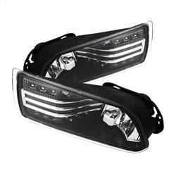 Spyder Auto 5071620 LED Fog Lights; Bulbs Included; w/Switch; Pair; Clear; - Truck Part Superstore