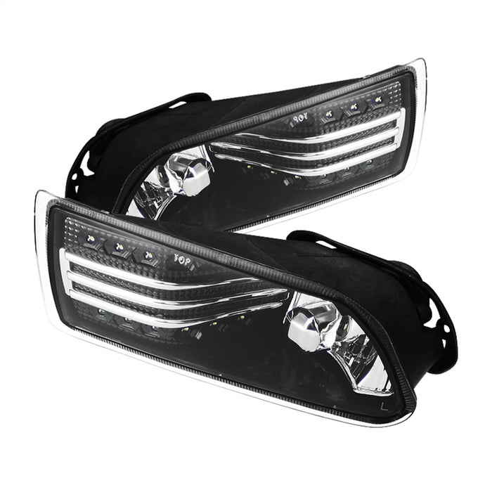 Spyder Auto 5071620 LED Fog Lights; Bulbs Included; w/Switch; Pair; Clear; - Truck Part Superstore