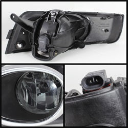 Spyder Auto 5071651 OEM Fog Lights; Bulbs Included; w/Switch; Pair; Smoke; - Truck Part Superstore