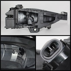Spyder Auto 5071675 OE Style Fog Lights; Bulbs Included; w/Switch; Pair; Smoke; - Truck Part Superstore