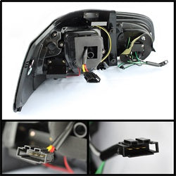 Spyder Auto 5071767 LED Tail Lights; Uses Stock Bulbs; G2 Type w/Light Bar; Pair; Black; - Truck Part Superstore