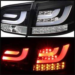 Spyder Auto 5071767 LED Tail Lights; Uses Stock Bulbs; G2 Type w/Light Bar; Pair; Black; - Truck Part Superstore