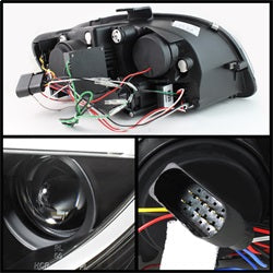 Spyder Auto 5071842 DRL LED Projector Headlights - Truck Part Superstore