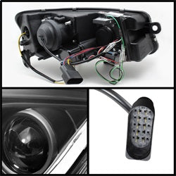 Spyder Auto 5071903 DRL LED Projector Headlights - Truck Part Superstore