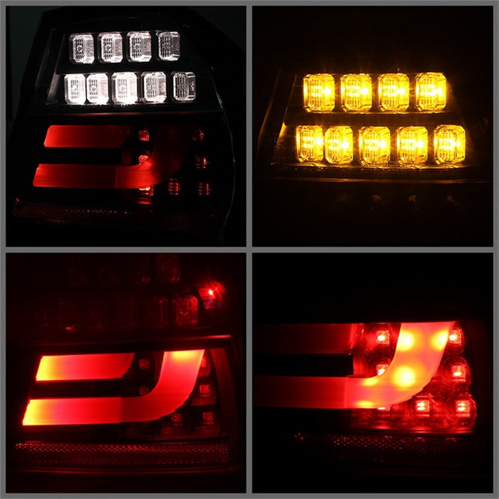 Spyder Auto 5071958 LED Indicator Light Bar LED Tail Lights; Pair; Black; - Truck Part Superstore
