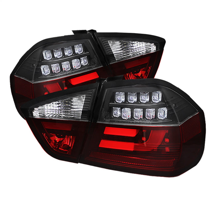 Spyder Auto 5071958 LED Indicator Light Bar LED Tail Lights; Pair; Black; - Truck Part Superstore