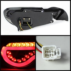 Spyder Auto 5072009 Light Bar LED Tail Lights; Pair; Black; - Truck Part Superstore