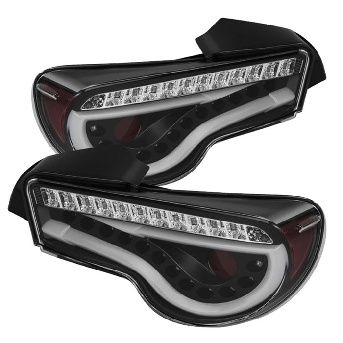 Spyder Auto 5072009 Light Bar LED Tail Lights; Pair; Black; - Truck Part Superstore