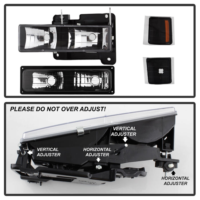 Spyder Auto 5072221 XTune Headlights - Truck Part Superstore