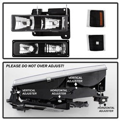 Spyder Auto 5072221 XTune Headlights - Truck Part Superstore