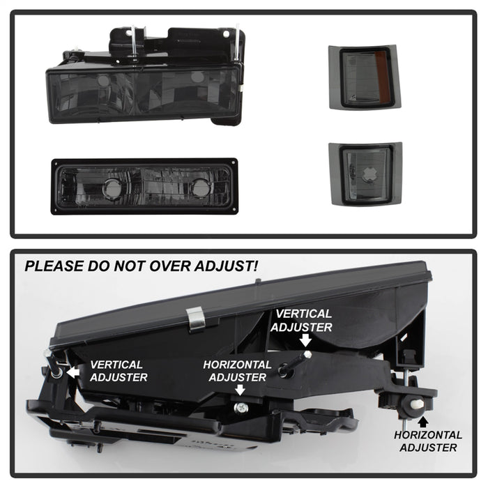 Spyder Auto 5072238 XTune Headlights - Truck Part Superstore