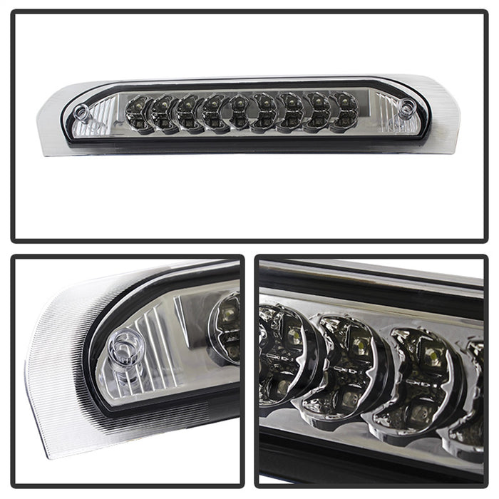 Spyder Auto 5072276 XTune 3rd Brake Light; LED; Chrome; - Truck Part Superstore