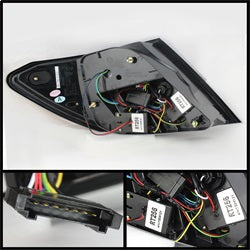 Spyder Auto 5072733 LED Tail Lights; Uses Stock Bulbs; Pair; Black; Will Fit LED Model Only; - Truck Part Superstore