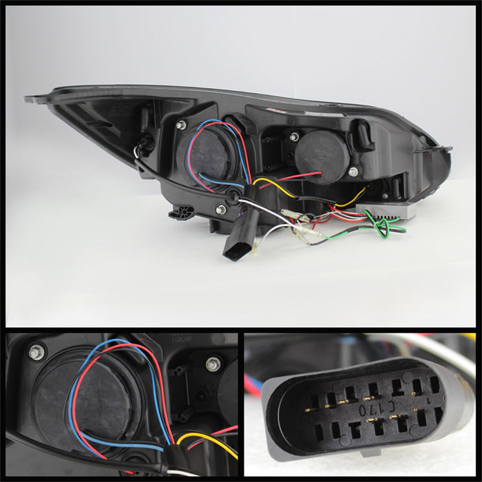 Spyder Auto 5072832 DRL LED Projector Headlights - Truck Part Superstore