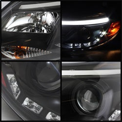 Spyder Auto 5072832 DRL LED Projector Headlights - Truck Part Superstore