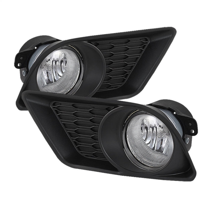 Spyder Auto 5072962 OEM Fog Lights; Bulbs Included; w/Switch; Pair; Clear; - Truck Part Superstore