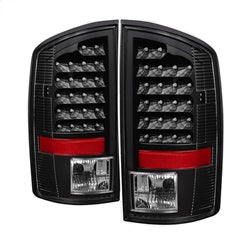 Spyder Auto 5072979 XTune LED Tail Lights; Black Housing; Clear Lens; - Truck Part Superstore