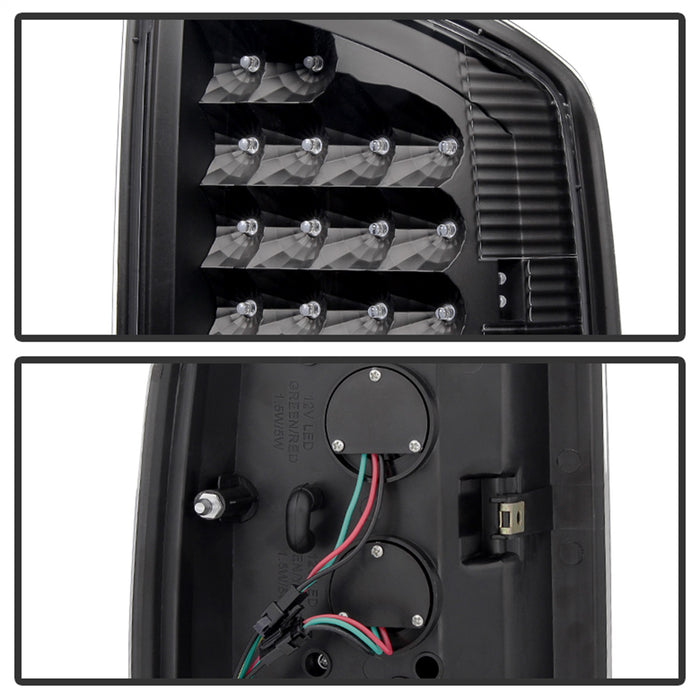 Spyder Auto 5072979 XTune LED Tail Lights; Black Housing; Clear Lens; - Truck Part Superstore
