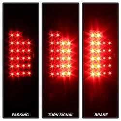 Spyder Auto 5072979 XTune LED Tail Lights; Black Housing; Clear Lens; - Truck Part Superstore