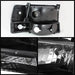 Spyder Auto 5073136 XTune Bumper Headlights/Corner Lights; 6 pcs.; Amber; Black; - Truck Part Superstore