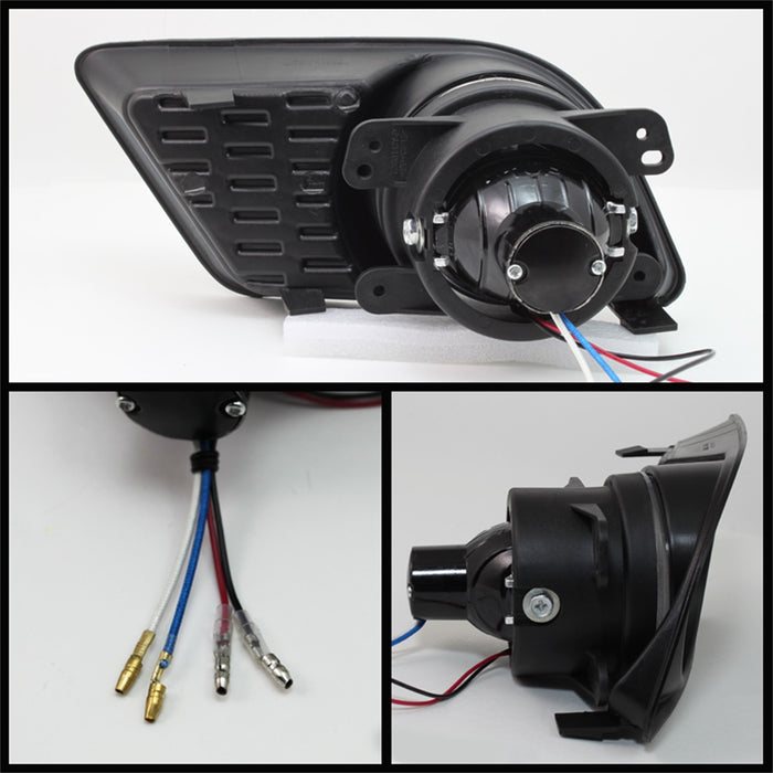 Spyder Auto 5073273 Halo Projector Fog Lights; Bulbs Included; w/Switch; Pair; Clear; - Truck Part Superstore