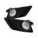 Spyder Auto 5073273 Halo Projector Fog Lights; Bulbs Included; w/Switch; Pair; Clear; - Truck Part Superstore
