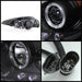 Spyder Auto 5073303 Halo LED Projector Headlights; Bulbs Included; w/Replaceable LEDs; Pair; Black; - Truck Part Superstore