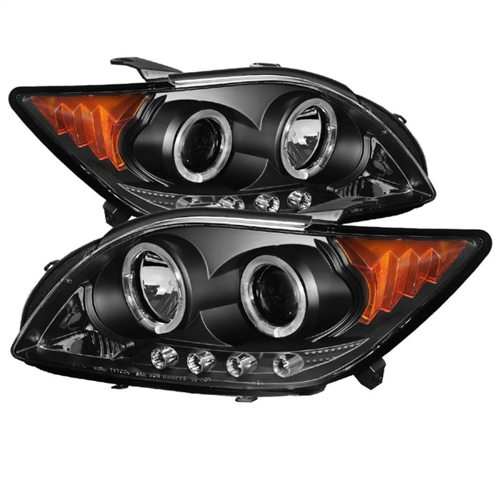 Spyder Auto 5073303 Halo LED Projector Headlights; Bulbs Included; w/Replaceable LEDs; Pair; Black; - Truck Part Superstore