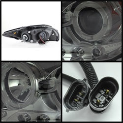 Spyder Auto 5073327 Halo LED Projector Headlights; Bulbs Included; w/Replaceable LEDs; Pair; Smoke; - Truck Part Superstore