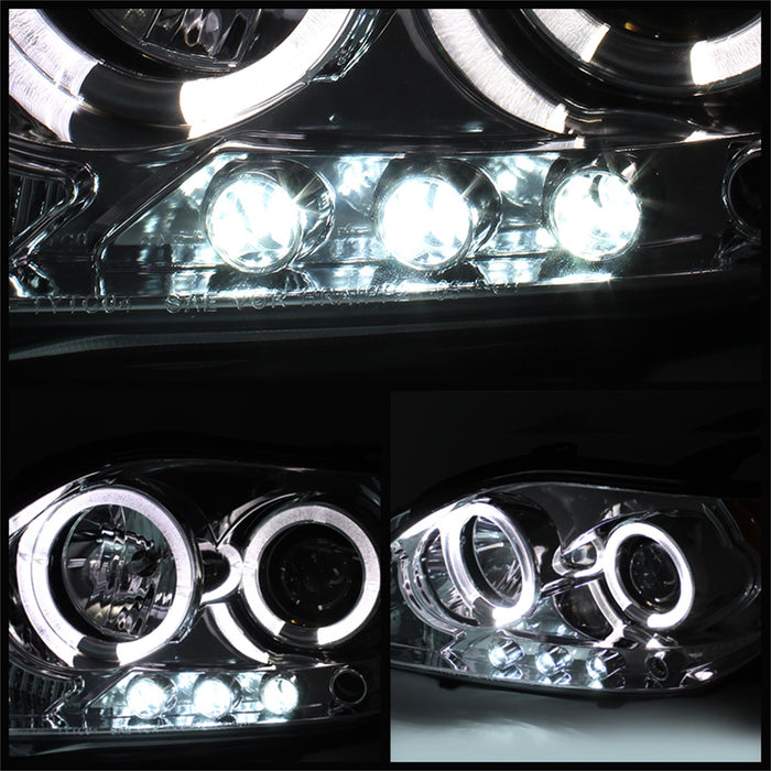 Spyder Auto 5073327 Halo LED Projector Headlights; Bulbs Included; w/Replaceable LEDs; Pair; Smoke; - Truck Part Superstore