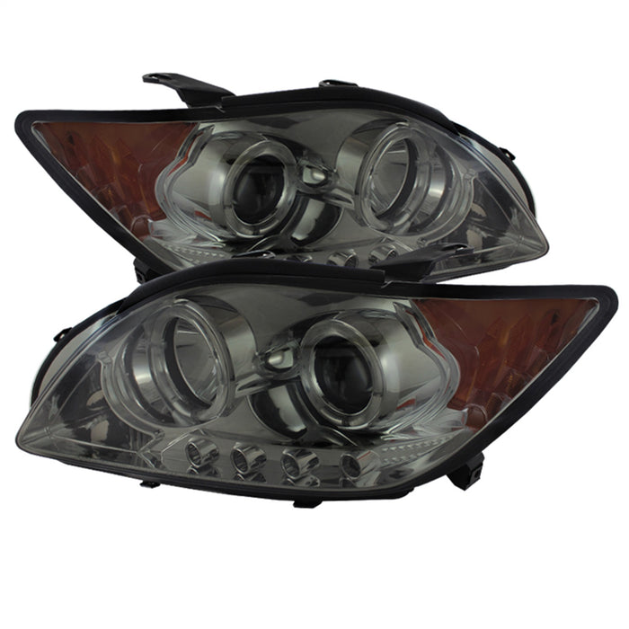 Spyder Auto 5073327 Halo LED Projector Headlights; Bulbs Included; w/Replaceable LEDs; Pair; Smoke; - Truck Part Superstore