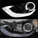 Spyder Auto 5073662 DRL LED Projector Headlights; Uses Stock Bulbs; Pair; Black; - Truck Part Superstore