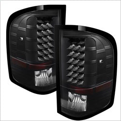 Spyder Auto 5073716 XTune LED Tail Lights; Black; - Truck Part Superstore